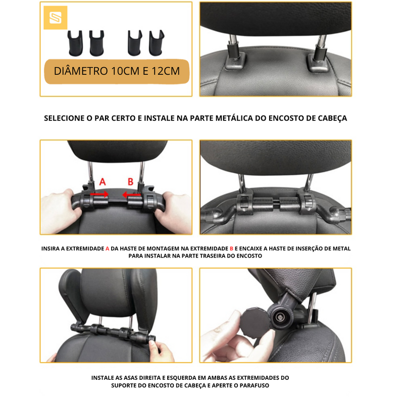 Encosto de cabeça  OlenCar™ - O Mais vendido do Brasil